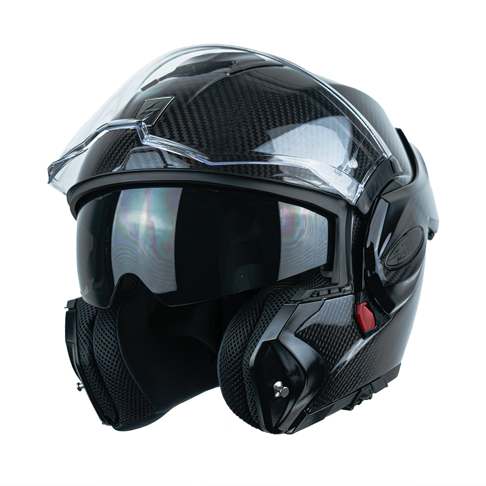 CASCO SCORPION EXO-TECH EVO CARBON SOLID BLACK GLOSS SKU:118-261-03-#