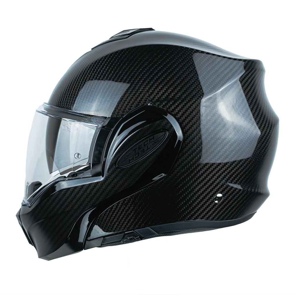 CASCO SCORPION EXO-TECH EVO CARBON SOLID BLACK GLOSS SKU:118-261-03-#