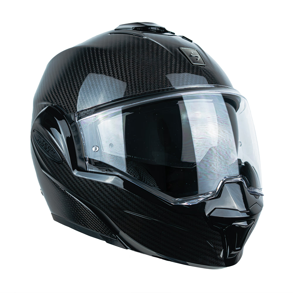 CASCO SCORPION EXO-TECH EVO CARBON SOLID BLACK GLOSS SKU:118-261-03-#