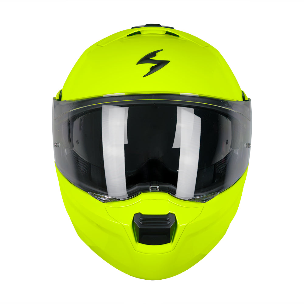 CASCO SCORPION EXO-930 EVO SOLID NEON YELLOW SKU: 194-100-50-0#