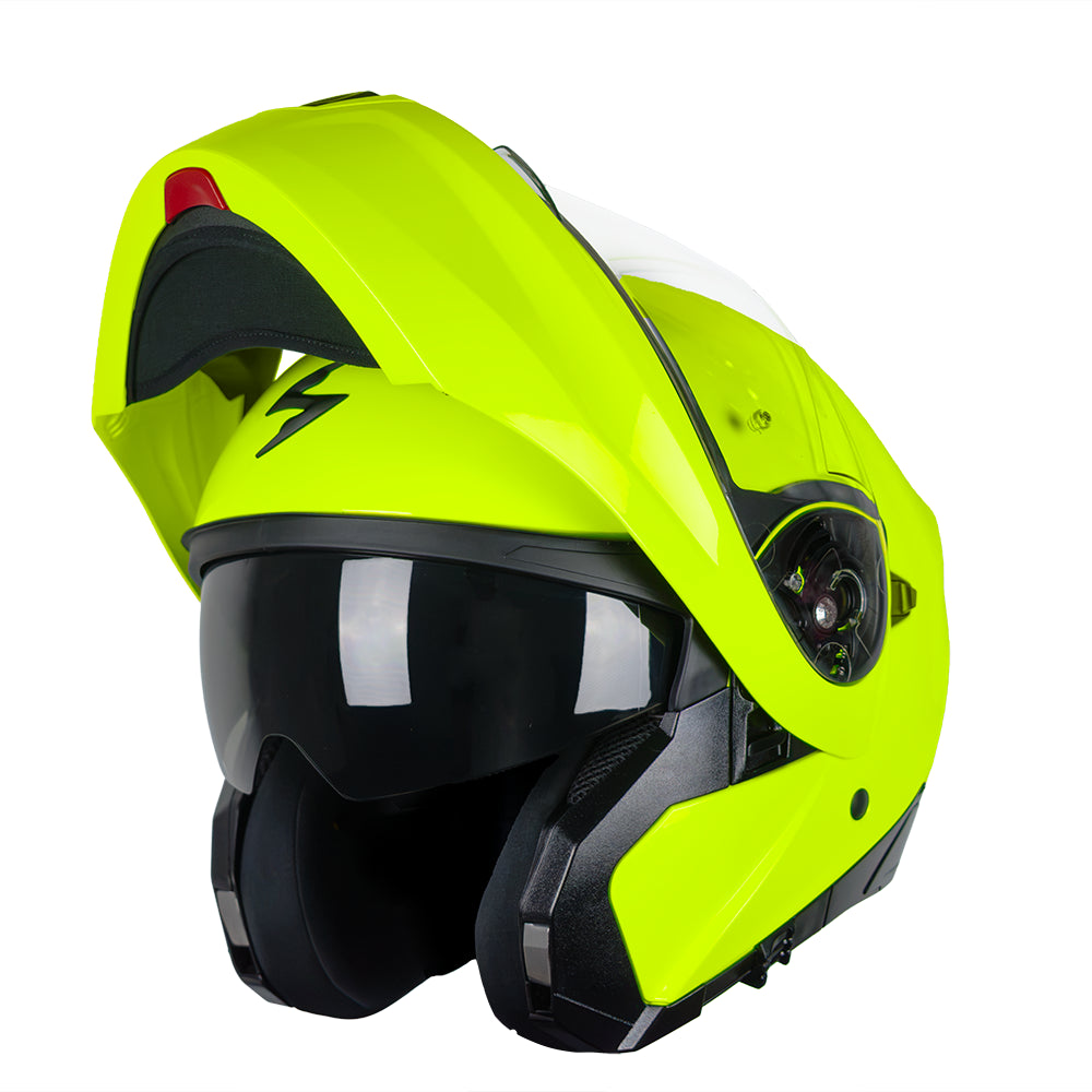 CASCO SCORPION EXO-930 EVO SOLID NEON YELLOW SKU: 194-100-50-0#