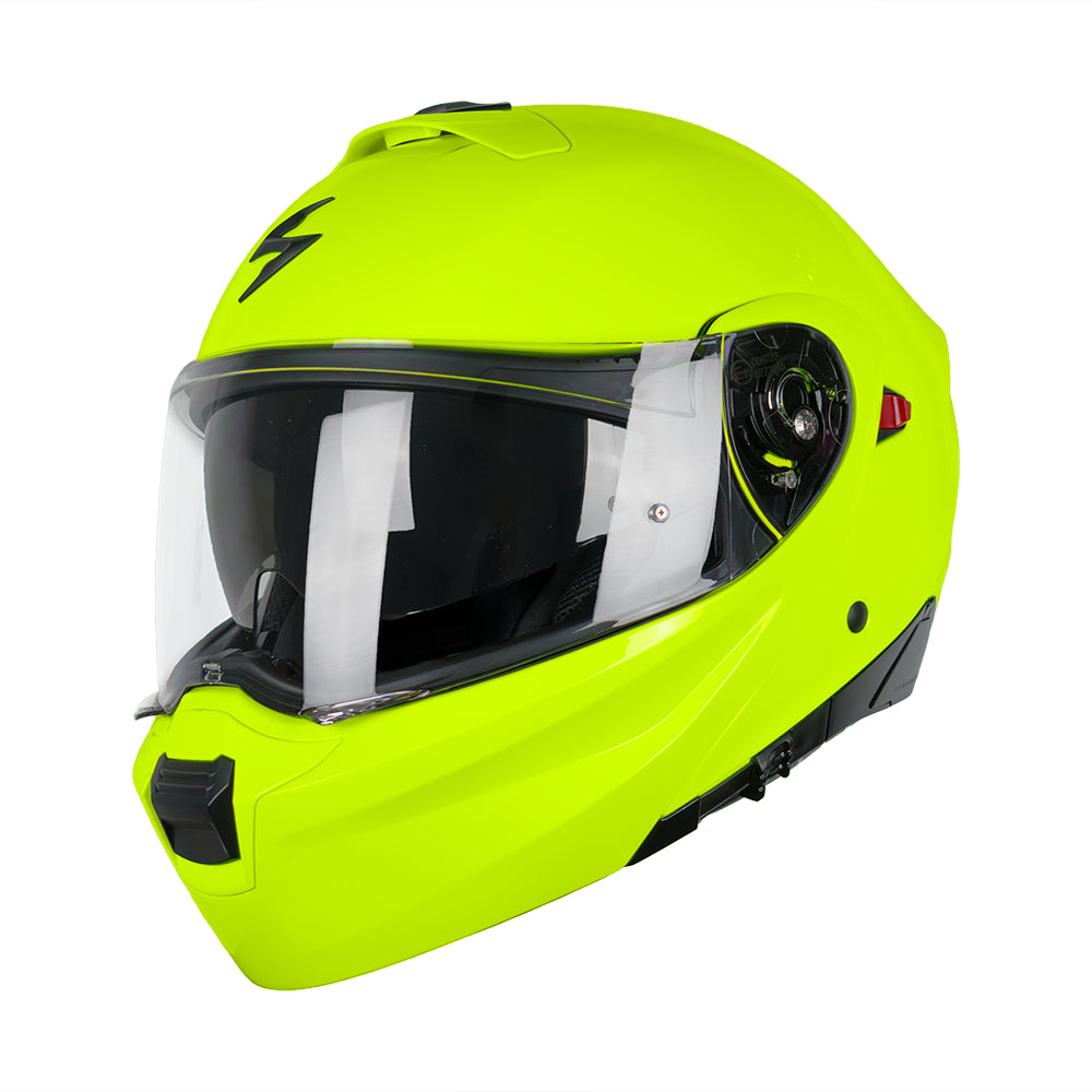 CASCO SCORPION EXO-930 EVO SOLID NEON YELLOW SKU: 194-100-50-0#