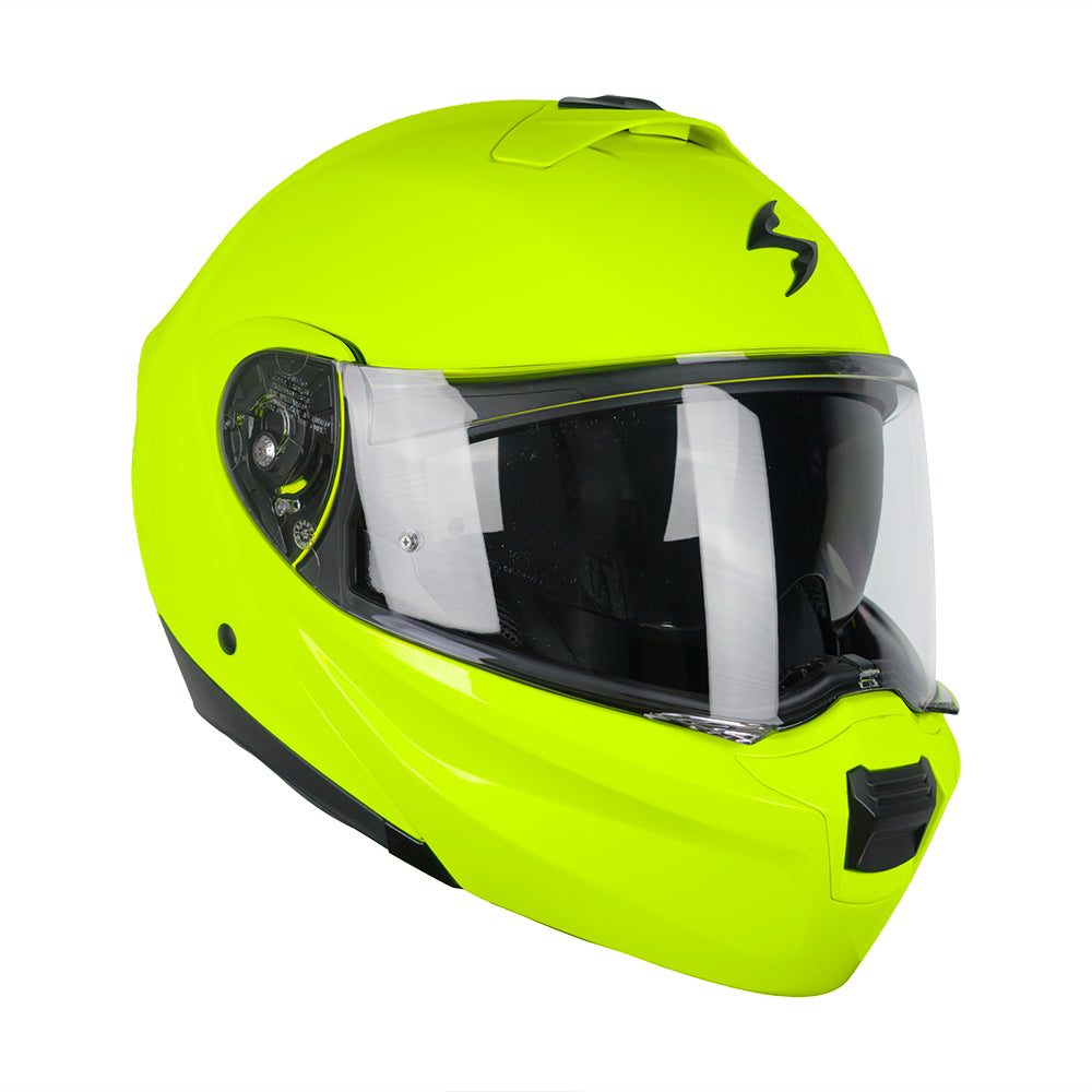CASCO SCORPION EXO-930 EVO SOLID NEON YELLOW SKU: 194-100-50-0#