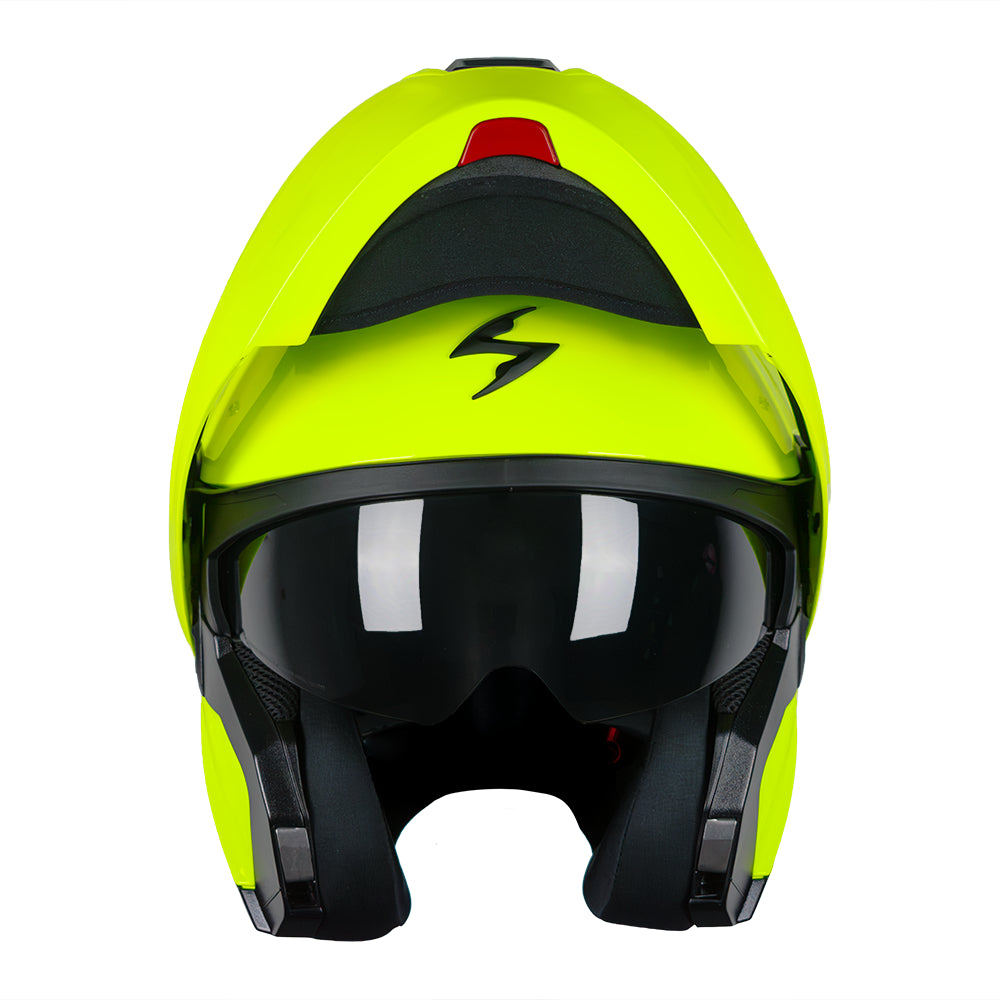 CASCO SCORPION EXO-930 EVO SOLID NEON YELLOW SKU: 194-100-50-0#