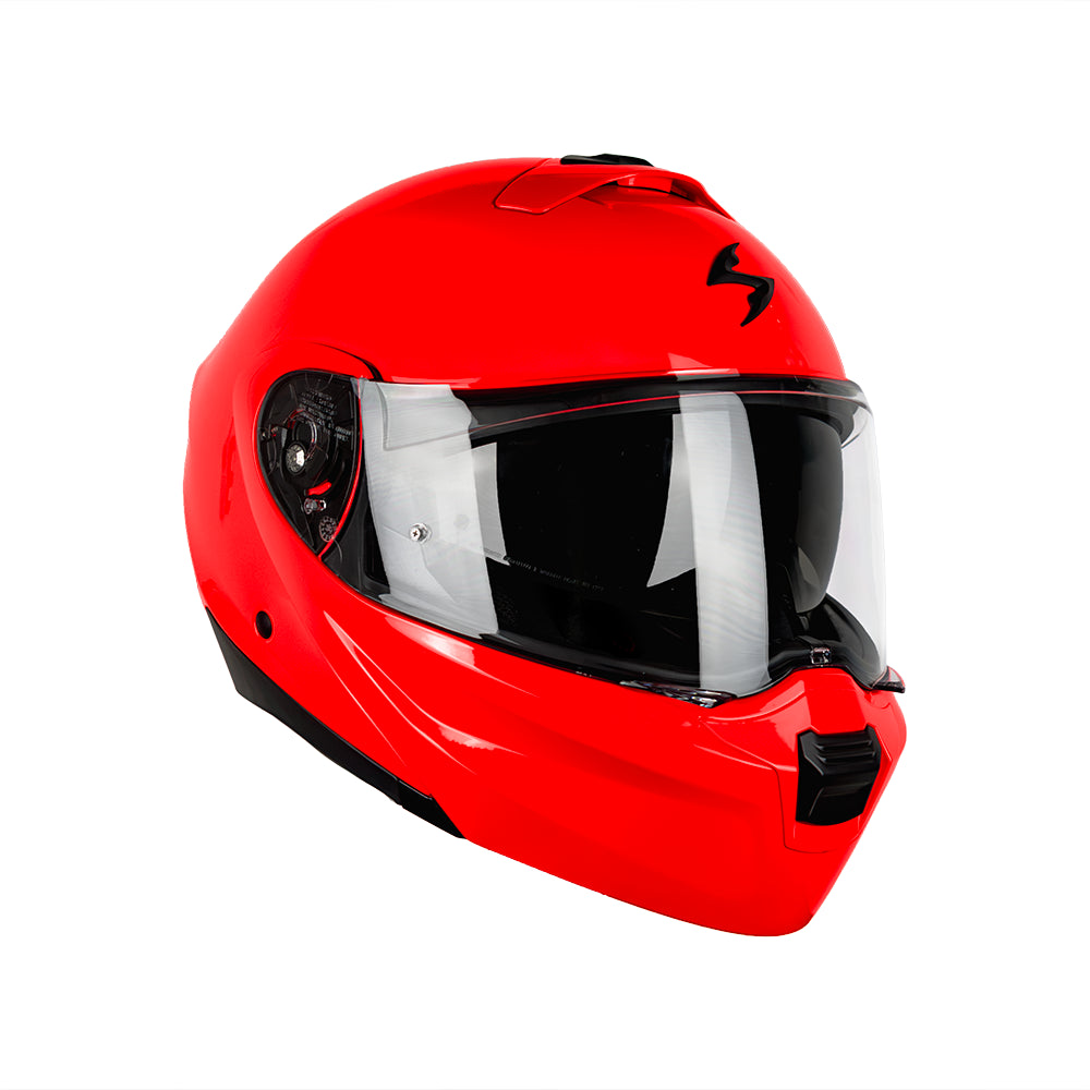 CASCO SCORPION EXO-930 EVO SOLID NEON RED SKU: 194-100-64-0#