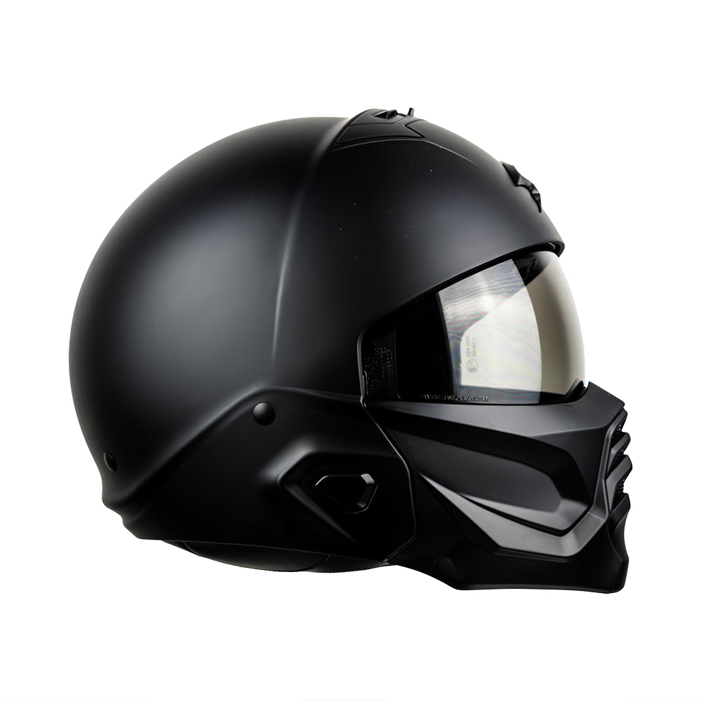 CASCO EXO-COMBAT II OPEN SOLID MATT BLACK SKU:182-100-10-0#