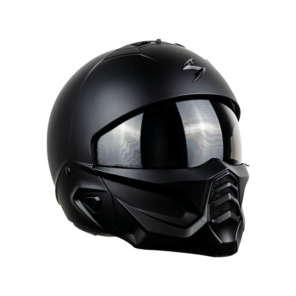 CASCO EXO-COMBAT II OPEN SOLID MATT BLACK SKU:182-100-10-0#