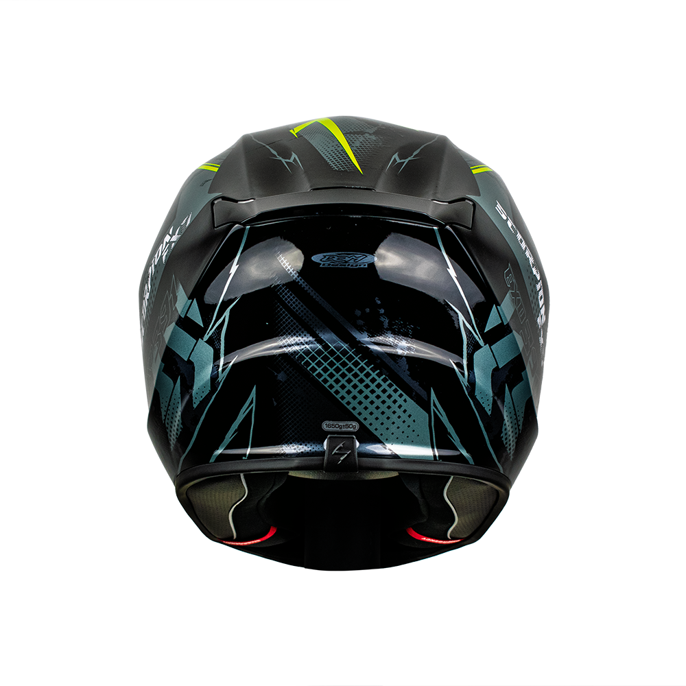 CASCO SCORPION EXO-391 CLUTTER BLACK-NEON YELLOW SKU: 139-480-141-0#