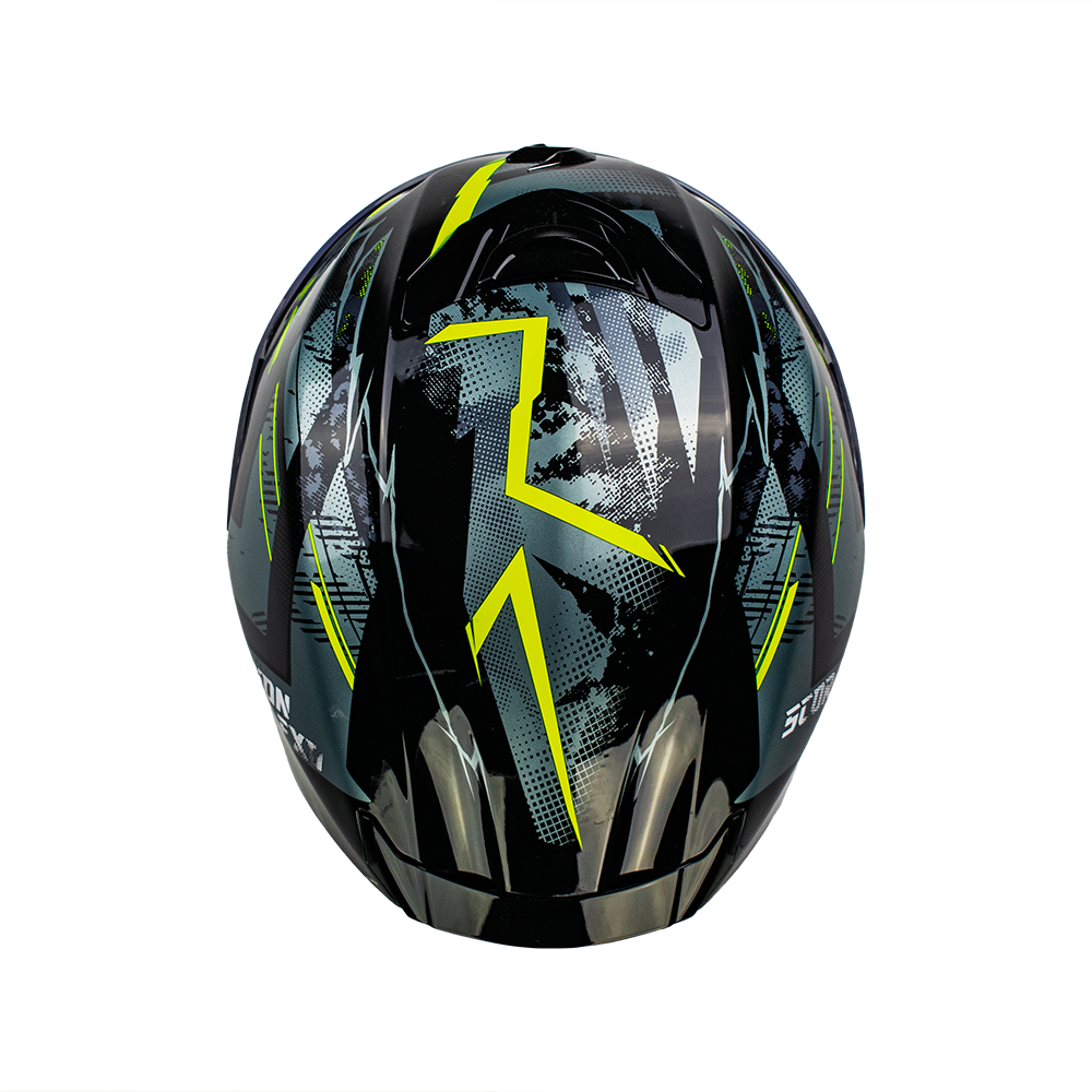 CASCO SCORPION EXO-391 CLUTTER BLACK-NEON YELLOW SKU: 139-480-141-0#