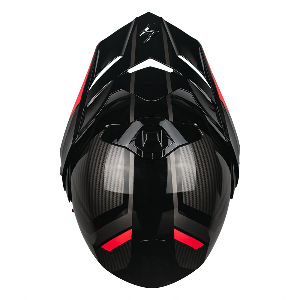 CASCO SCORPION EXO ADX-2 LEWIS BLACK - RED SKU: 89-504-24-0#