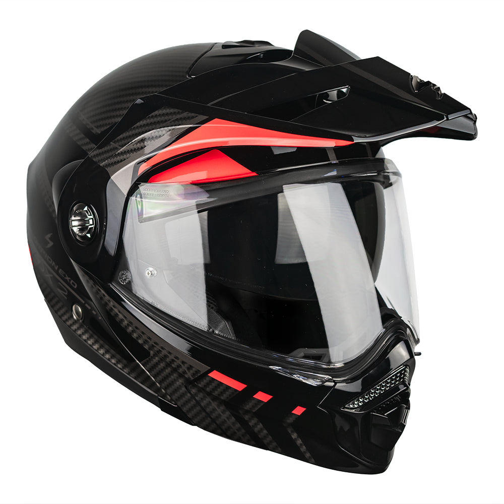 CASCO SCORPION EXO ADX-2 LEWIS BLACK - RED SKU: 89-504-24-0#