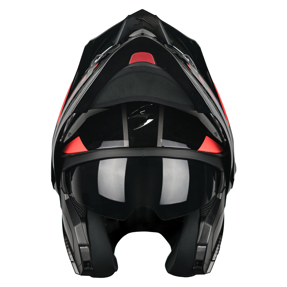 CASCO SCORPION EXO ADX-2 LEWIS BLACK - RED SKU: 89-504-24-0#