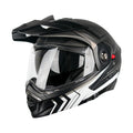 CASCO SCORPION EXO ADX-2 LEWIS MATT BLACK - SILVER SKU: 89-504-159-0#
