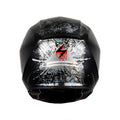 CASCO SCORPION EXO-391 WOLF MATT BLACK - SILVER - RED SKU: 139-516-24-#