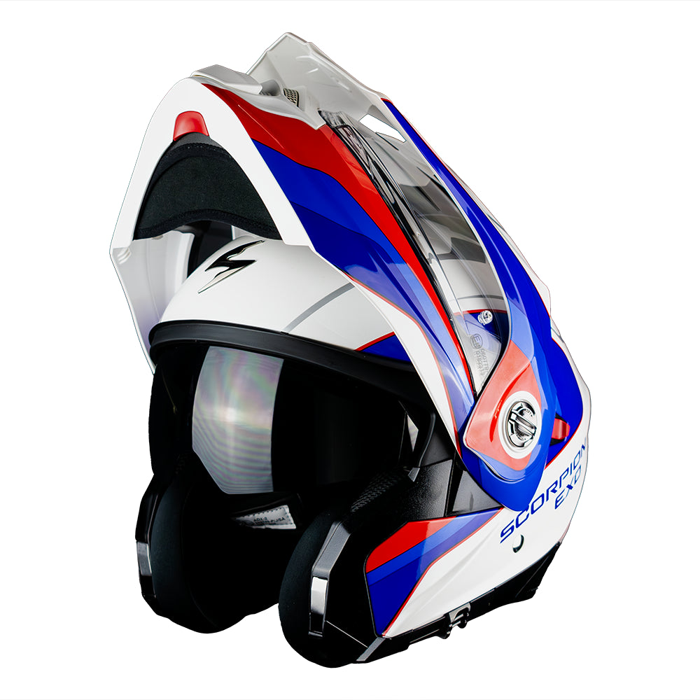 CASCO SCORPION ADX-2 KAMPS WHITE - RED - BLUE SKU: 89-523-359-#