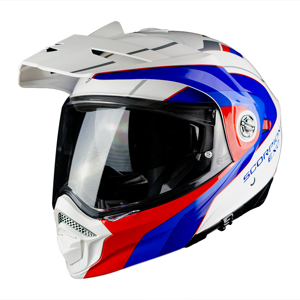 CASCO SCORPION ADX-2 KAMPS WHITE - RED - BLUE SKU: 89-523-359-#