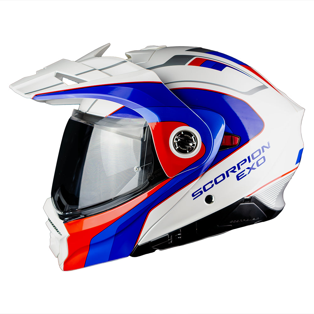 CASCO SCORPION ADX-2 KAMPS WHITE - RED - BLUE SKU: 89-523-359-#