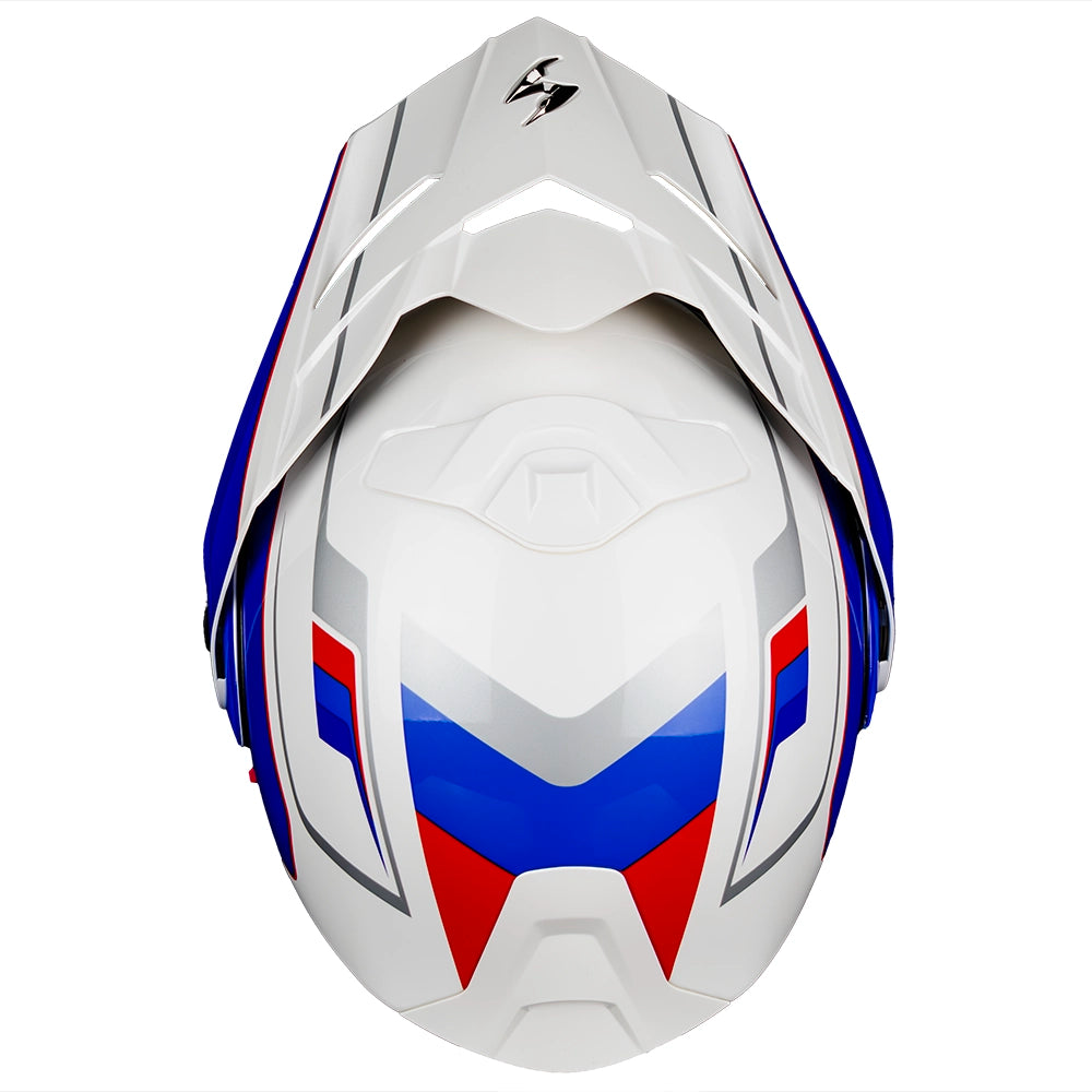 CASCO SCORPION ADX-2 KAMPS WHITE - RED - BLUE SKU: 89-523-359-#