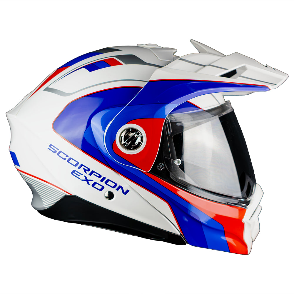 CASCO SCORPION ADX-2 KAMPS WHITE - RED - BLUE SKU: 89-523-359-#