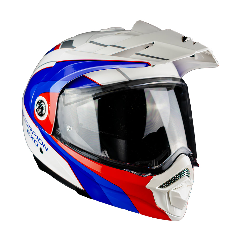 CASCO SCORPION ADX-2 KAMPS WHITE - RED - BLUE SKU: 89-523-359-#