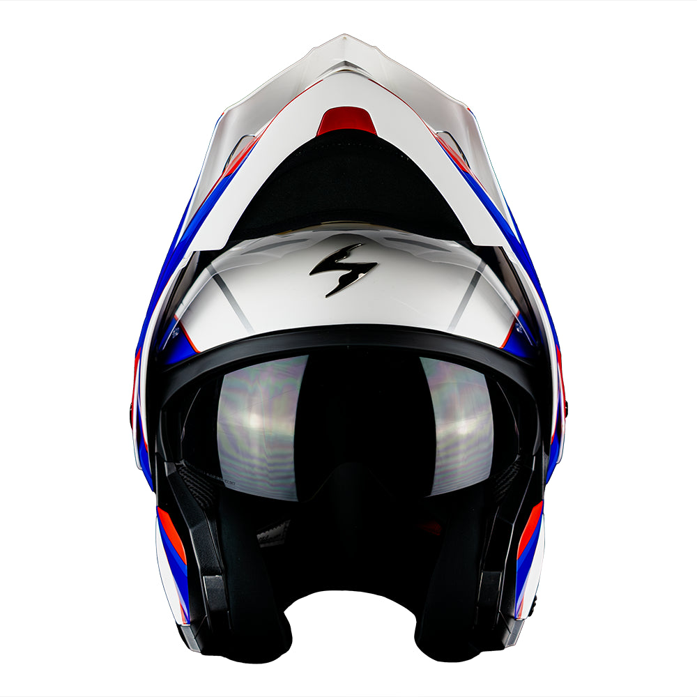 CASCO SCORPION ADX-2 KAMPS WHITE - RED - BLUE SKU: 89-523-359-#