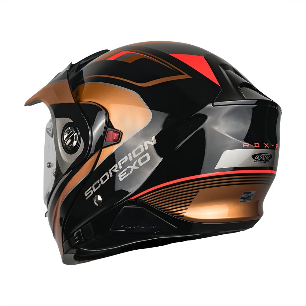 CASCO SCORPION ADX-2 KAMPS BLACK - COPPER SKU: 89-523-354-0#