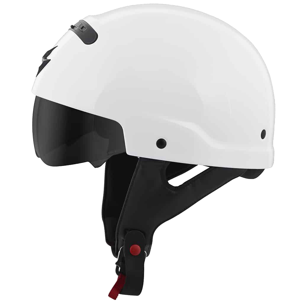 SCORPION EXO COVERT OPEN-FACE HELMET | GLOSS WHITE | SKU: 75-1601#
