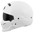 SCORPION EXO COVERT OPEN-FACE HELMET | GLOSS WHITE | SKU: 75-1601#